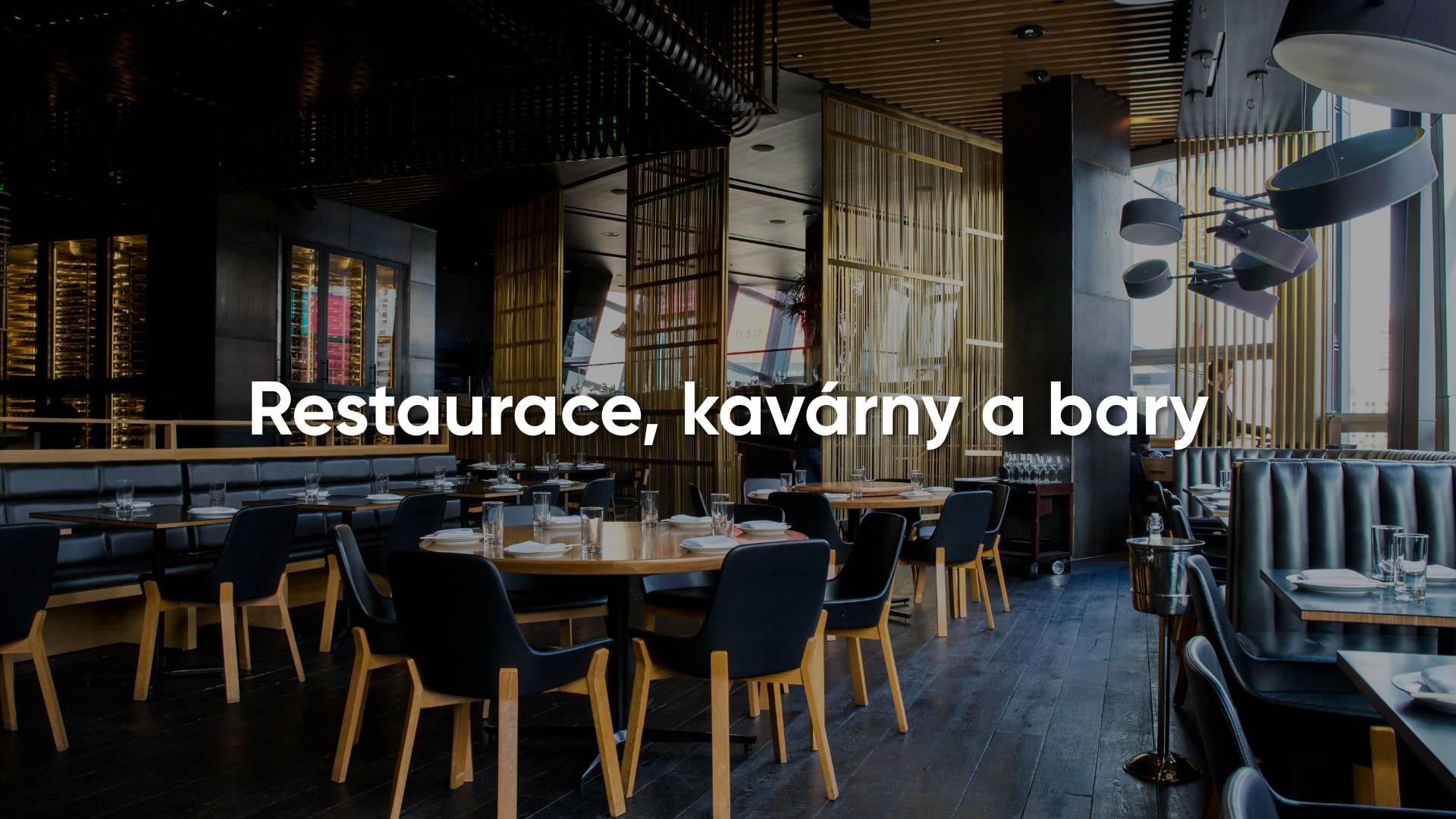 Restaurace, kavárny a bary