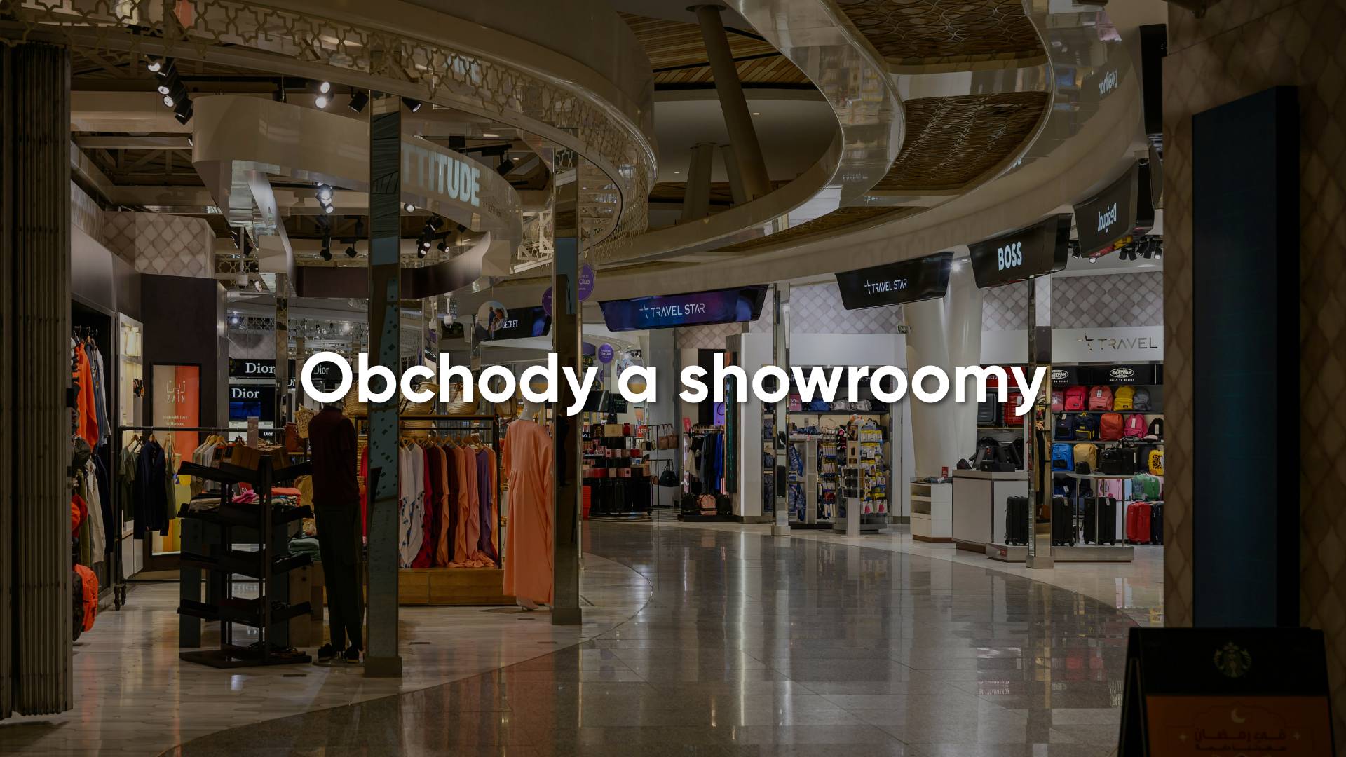 Obchody a showroomy